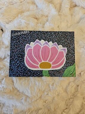 ✨️Pink Lotus Floral Canvas Art